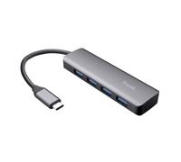 Trust 23328 hub & concentrateur USB 3.2 Gen 1 (3.1 Gen 1) Type-A 5000 Mbit/s Gris