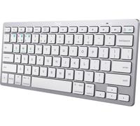 Trust 24651 Clavier Bluetooth QWERTY US anglais argent (24651)