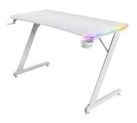 Trust Bureau gamer GXT 709W Luminus 120×60 RGB éclairage LED Support casque porte-gobelet Blanc