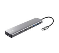 Dalyx 7-in-1 USB-C Multiport Adapter - Station d'accueil - USB-C 3.2 - 2 x HDMI, DP
