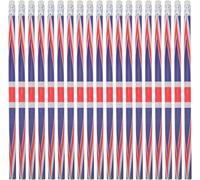 Trust-60pièces Lot De Crayons Bois Drapeau Anglais Crayons Décoratifs Multi-Usage Avec Gomme Pour Écriture Et Dessin Fournitures Scolaires Et Artistiques