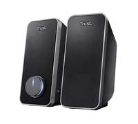 Trust Arys Enceinte PC 2.0 pour Ordinateur, Haut Parleur PC, 28 Watt, Jack 3,5 mm, Alimentation USB, pour Portable, Tablette, Smartphone - Noir