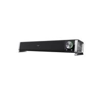 Trust Asto 21046 - Soundbar PC 6W RMS Noir et Argent - Connectivité USB & AUX - Sortie casque - 470x75x70mm - Compatible PC - Chine
