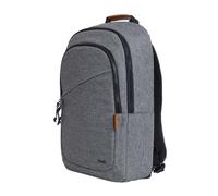 Trust Avana Sac à Dos pour Ordinateur Portable 16 Pouces, Sac a Dos Voyage 20 Litres à Partir de Plastique Recy ackpack pour Femme Homme PC Loisir Collège Affaire Travail - Gris