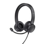 Trust Ayda Casque Avec fil Arceau Appels/Musique Noir