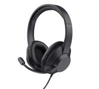 Trust Ayda Max Casque Avec fil Arceau Bureau/Centre d'appels Noir