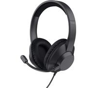 Trust Ayda Max Casque filaire Serre-tête Appels/Musique USB Type-C / USB Type-A Noir
