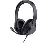 Trust Micro-casque Ayda Max sur-oreille filaire USB-C/USB-A noir