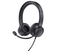 Trust Ayda Casque Avec fil Arceau Appels/Musique Noir