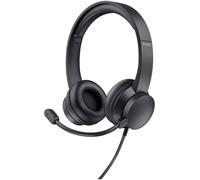 Trust Ayda Casque Avec fil Arceau Appels/Musique Noir
