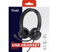 Trust Ayda Casque Avec fil Arceau Appels/Musique Noir