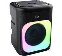 Trust Azura Enceinte Bluetooth Puissante 100W, sans Fil LED RGB, Haut Parleur IPX4 Batterie 11 Heures, 2 Entrées Microphone Karaoke
