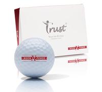 Trust Balles de Golf Bison V/X Power - pour Professionnels et Handicap Faible - Distance Maximale - Trajectoire Droite - Contrôle Ultime - Revêtement Uréthane - 12 ou 48 Balles