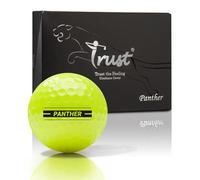 Trust Balles de Golf Panther | pour Passer sous Les 100 | Revêtement Uréthane pour Un Toucher Ultra-Doux | Noyau Big Max pour Une Distance Maximale et Un Vol Précis (12 Balles, Orange) K9