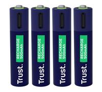 Trust - Batterie - USB-C + batterie 4 x AAA - (rechargeables) - 500 mAh
