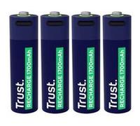 Trust Batterie USB-C + batterie 4 x type AA rechargeables - 1700 mAh - bleu