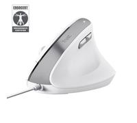Trust BAYO II ERGONOMIC Souris filaire optique blanc 6 Boutons 2400 dpi molette intégrée