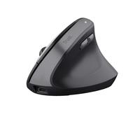 Trust Bayo II Souris ergonomique sans fil optique noir 6 Boutons 800 dpi, 1200 dpi, 1600 dpi, 2400 d