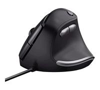 Trust Bayo Souris Ergonomique avec Conception Durable, Prévention Syndrome de la Souris et Epicondylite, 800-4200 DPI, 6 Boutons, Câble USB 150 cm, Souris Verticale Filaire pour PC, Portable, Mac