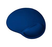 Trust Tapis de souris Bigfoot – ergonomique, repose-poignet en gel, 236 x 205 mm, antidérapant Bleu