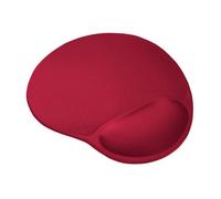 Trust BigFoot Tapis de souris ergonomique, repose-poignet gel, base antidérapante surface microfibre - Confort bureau PC - Rouge