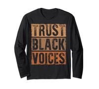 Trust Black Voices Empower Equality and Justice Manche Longue