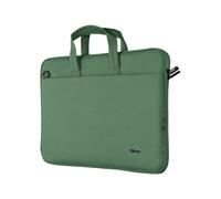 Trust Bologna Sacoche PC 16'' Eco, Protection Laptop, Légère et Durable, Bandoulière - Vert Vert