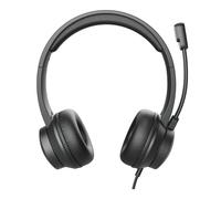 Trust, Casque USB pour PC modèle Ozo avec microphone réglable, noir