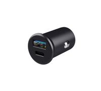 Trust Chargeur Auto Allume-cigare 38W, 1x USB-A 2.0, 1x USB-C, Quick Charge 3.0, PPS, USB Power Delivery 3.0, 12-24V, Protection Surchauffe/Surcharge/Court-circuit.