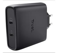 Trust Chargeur secteur Maxo 2 ports USB-C 100W Noir