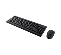 Trust Clavier et Souris sans Fil Primo Noir Monochrome Anglais USA QWERTY US