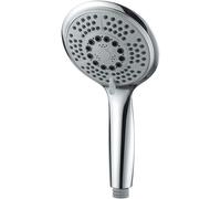 TRUST-COMPLENTO-G803 Douchette à Main 5 jets pour Salle de Bain, Grosse Pommeau de Douche (G1/2 pouces, 120mm), Chrome