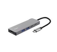 Trust Dalyx 5-in-1 hub combiné USB Gris