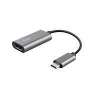 Trust Dalyx Adaptateur USB-C vers HDMI, HDR et au HDMI 2.0 (4k 60Hz), pour Un Moniteur HDMI Externe ou TV, Macbook/Chromebook/Ordinateur Portable/PC