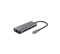 Trust Dalyx Hub USB Type-C vers 2x USB 2.0, 2x USB-C 2.0, HDMI 4K 60Hz, Gigabit Ethernet, compatible Windows, macOS, ChromeOS
