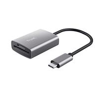 Trust Dalyx Lecteur de Carte USB, USB 3.2 Gen 1 Rapide avec connecteur USB-C, (Micro) SD, SDHC et SDXC jusqu'à 2 to, Macbook/Chromebook/Ordinateur Portable/PC