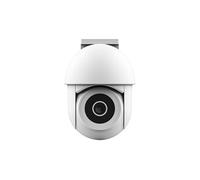 Trust IPCAM-3900 Camera de Surveillance 360° Exterieure avec Vision Nocturne, Lumière/Sirène/Microphone Intégrés, Détection Humaine, Camera WiFi avec Application, Blanc