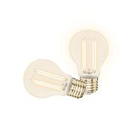 Trust Ampoule LED connectée Vintage E27 – Blanc chaud à froid – Compatible Alexa/Google – Pack X2