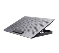 Trust Exto Laptop Stand 16", Sustainable Cooling Pad, Riser with USB Fan and Adj