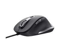 Trust Fyda Souris Filaire 600-5000 DPI, 6 Boutons, Câble 150cm, Ergonomique USB - Noir