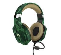 Trust Gaming Casque Gamer PC, PlayStation et Xbox GXT 323C Carus - Casque avec Micro, Coupure du Microphone et Réglage du Volume sur l'Oreillette, PC, PS4, PS5, Xbox Series X (S), Xbox One (X) - Vert