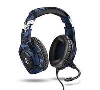 Trust Gaming Casque Gamer PS4 et PS5 avec Licence Officielle pour PlayStation GXT 488 Forze-B - avec Microphone Flexible Repliable, Coupure du Micro et Réglage du Volume sur Fil - Bleu