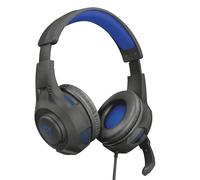 Trust Gaming Casque Gamer PS4 et PS5 GXT 307B Ravu Casque Micro pour Consoles PlayStation 4 et 5, Filaire, avec Jack 3.5 mm, Microphone Repliable, Câble de 1 m - Bleu