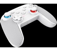 Trust Gaming GXT 1246W Muta Bluetooth Nintendo Switch Controller, contrôleur de jeu avec câble Play-and-Charge, double vibration Shock, 15h de jeu, batterie rechargeable, pour Switch Lite, OLED, blanc