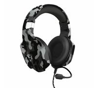 Trust Gaming GXT 1323 Altus Casque Gaming, Over Ear, Contrôle du Volume, Câble Adaptateur, pour PC Nintendo Switch, PS4, PS5, Xbox One, Xbox Series X - Camo Noir [Exclusivité Amazon]