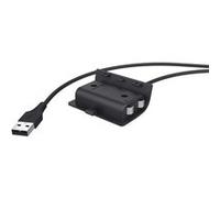 Trust Gaming GXT 246 Avado Batterie Manette Xbox Series X/S, Câble USB-C 3m, 20 Heures de Jeu, Chargeur de Contrôleur - Noir