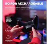 Trust Gaming GXT 246 Avado Batterie Manette Xbox Series X/S, Câble USB-C 3m, 20 Heures de Jeu, Chargeur de Contrôleur - Noir Noir G