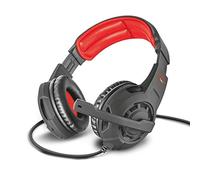 Trust Gaming GXT 310 Radius Casque Gamer avec Micro pour PC, Ordinateur Portable, PS4 et Xbox One, Jack 3.5mm - Noir/Rouge