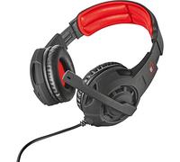 Trust Gaming GXT 310 Radius Casque Gamer avec Micro pour PC, Ordinateur Portable, PS4 et Xbox One, Jack 3.5mm - Noir/Rouge