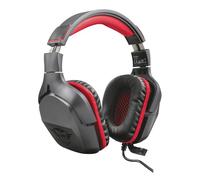 Trust Gaming GXT 344 Creon Casque Gamer avec Micro pour PC, Ordinateur Portable, PS4 et Xbox One, Jack 3.5mm - Noir/Rouge